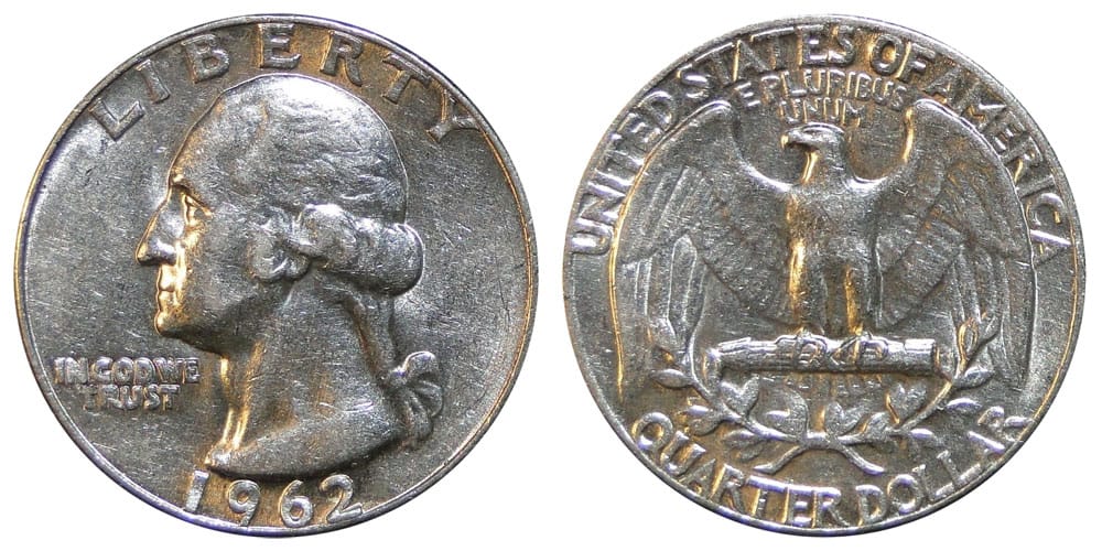 1962 No Mint Mark Silver Quarter Value