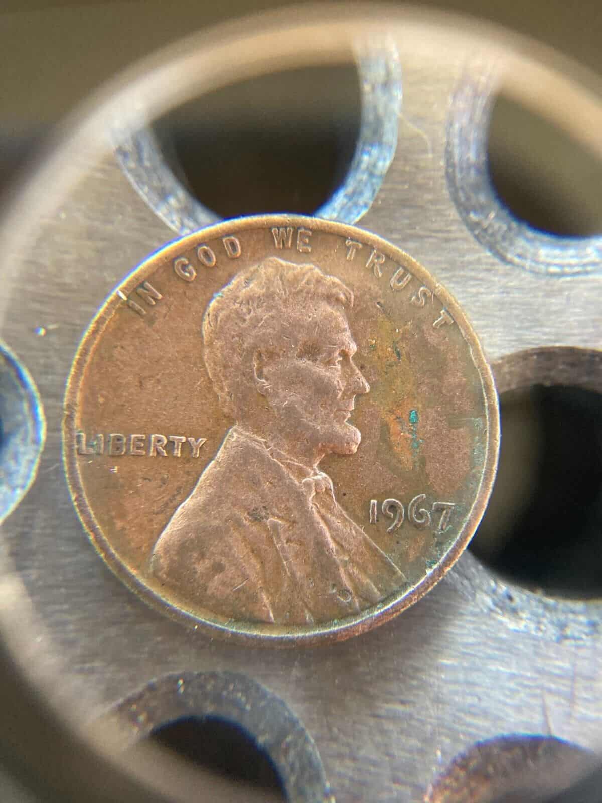 1967 Penny Double Die Error