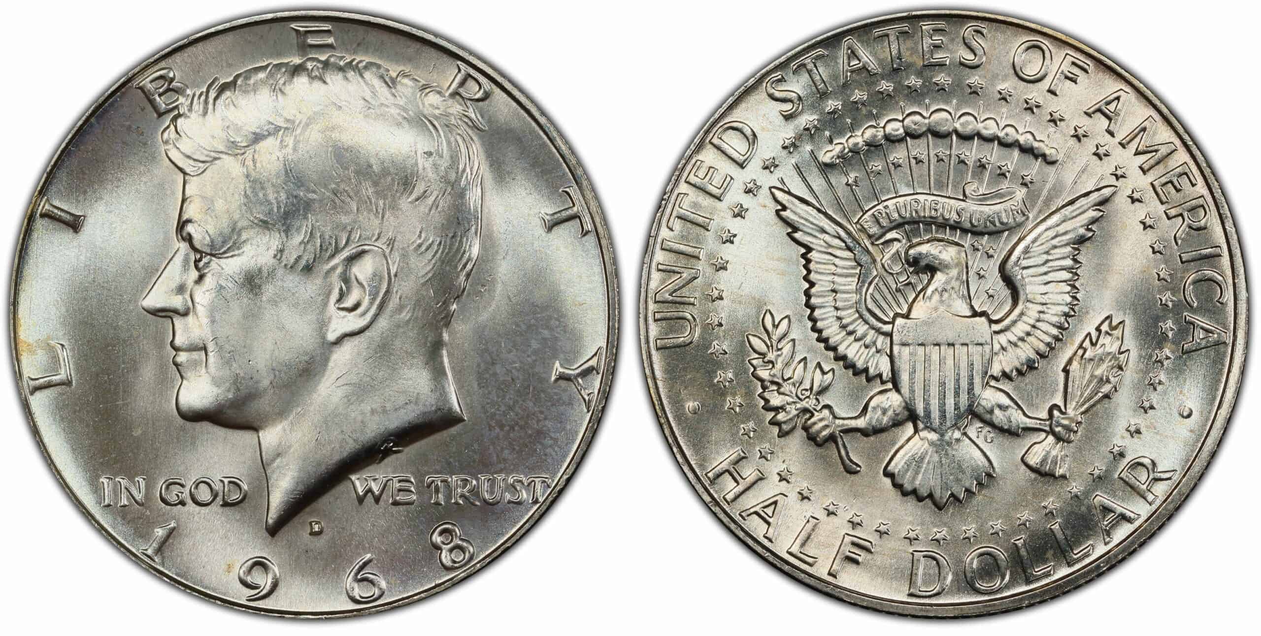 1968 D Kennedy Half Dollar Value