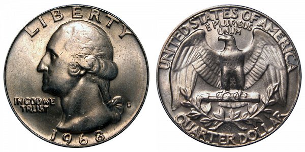 1968 “D” Quarter Value