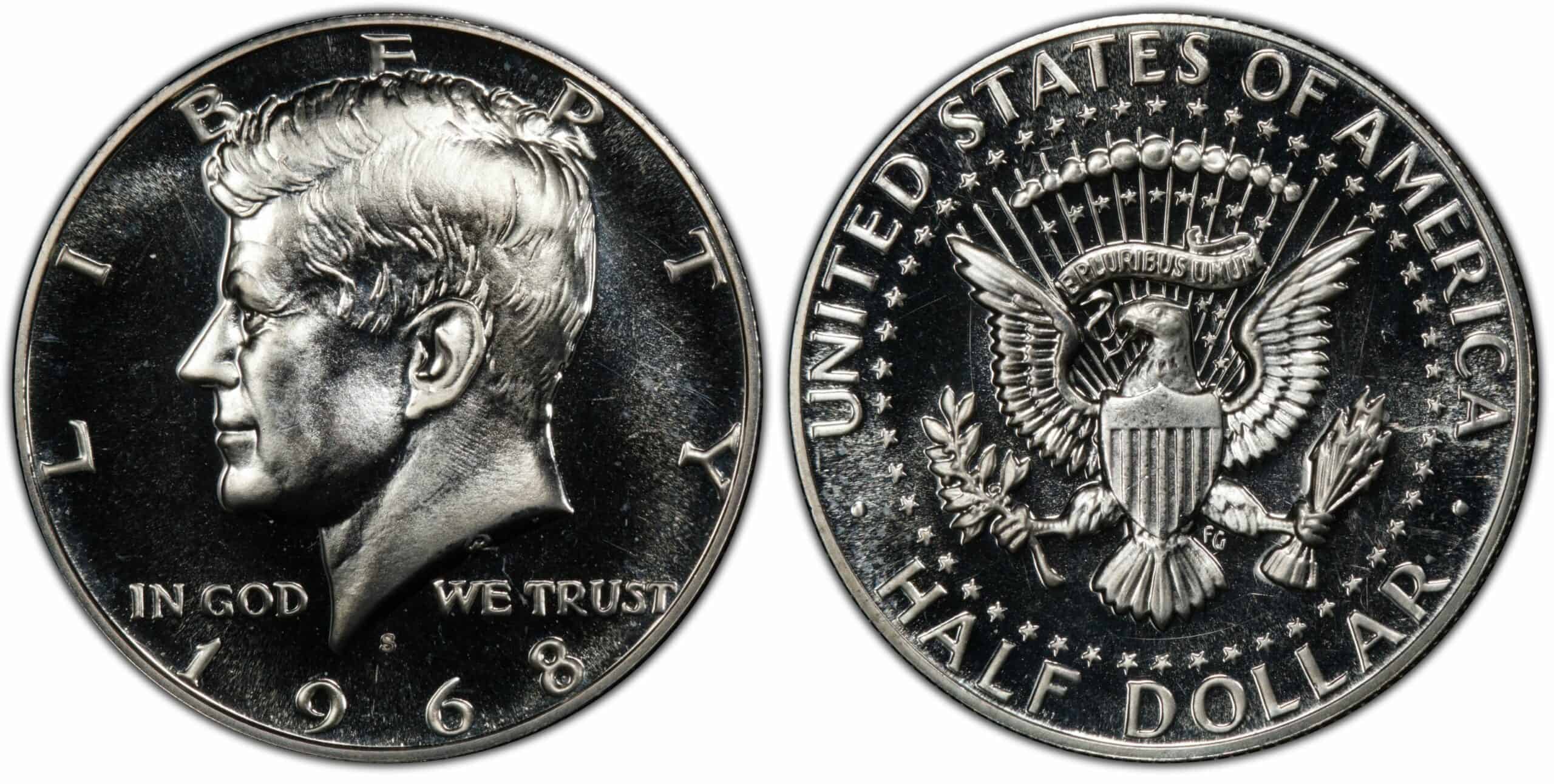 1968 S Proof Kennedy Half Dollar Value