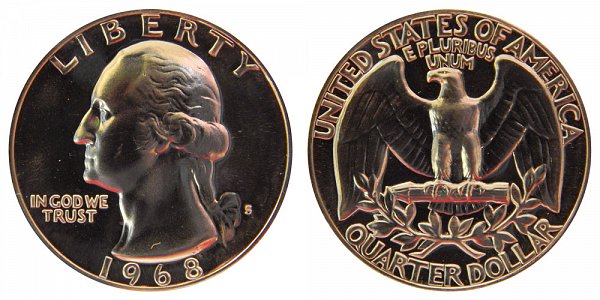 1968 “S” Proof Quarter Value