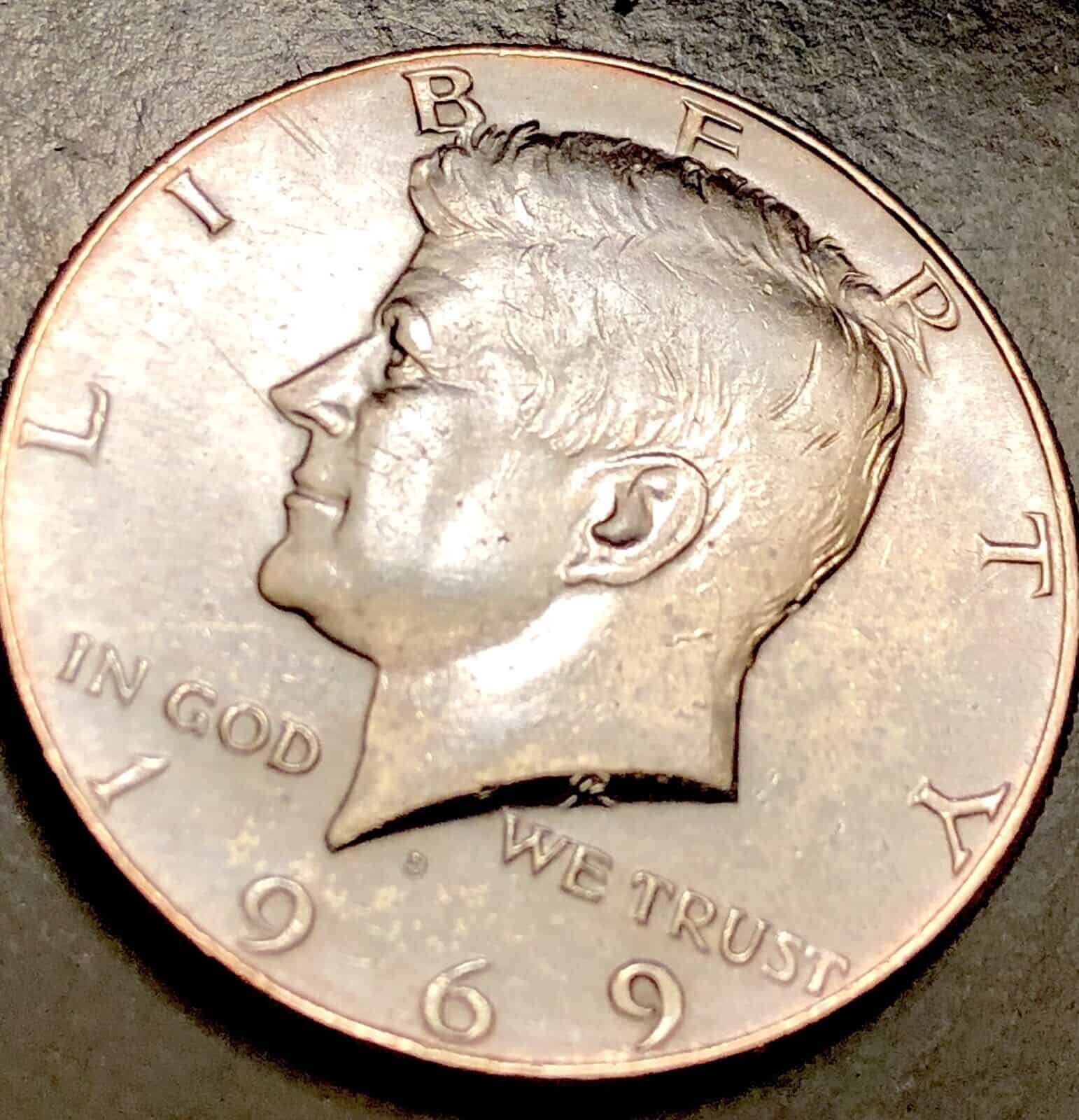 1969 Half Dollar