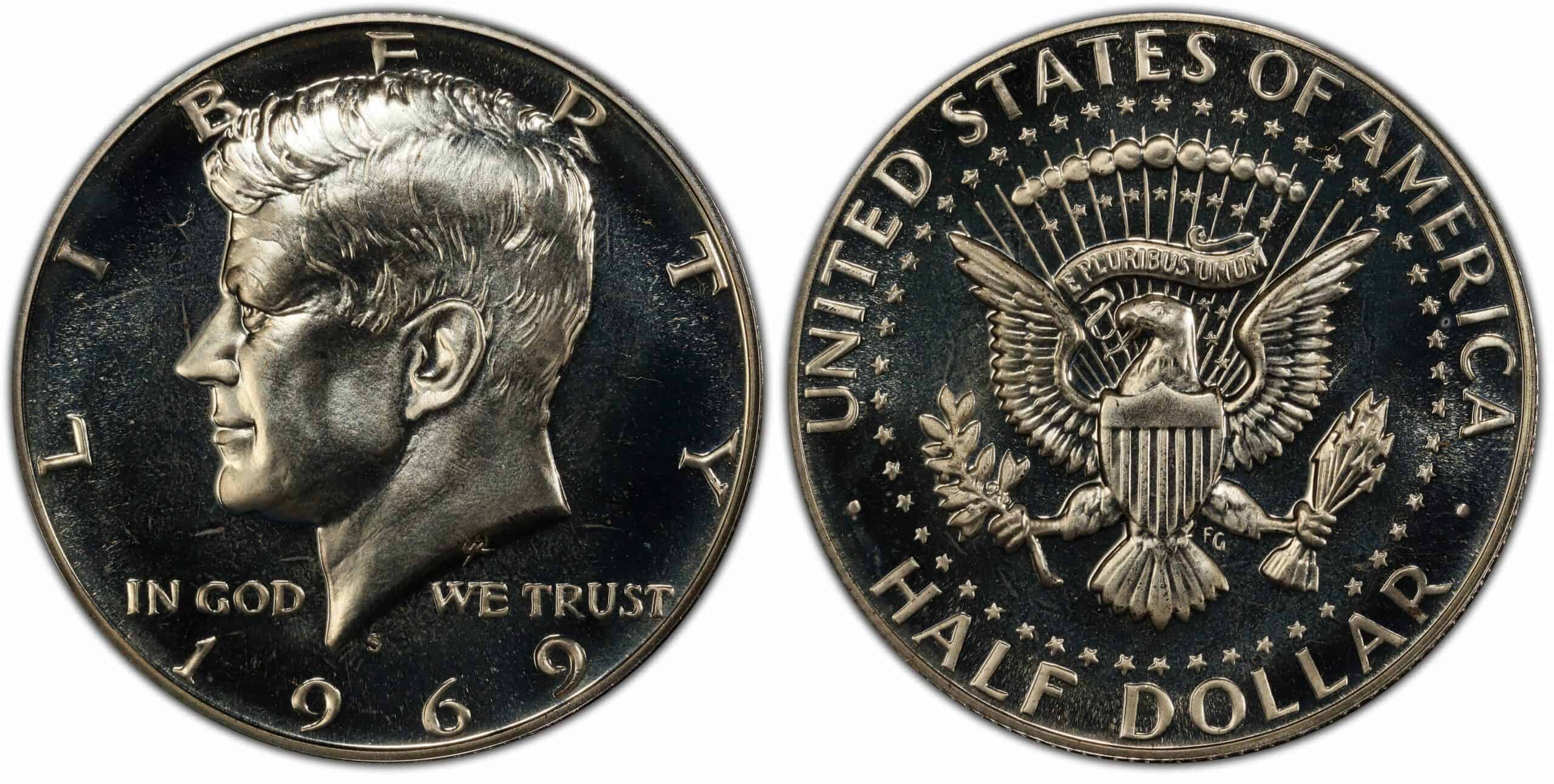 1969 S Proof Kennedy Half Dollar