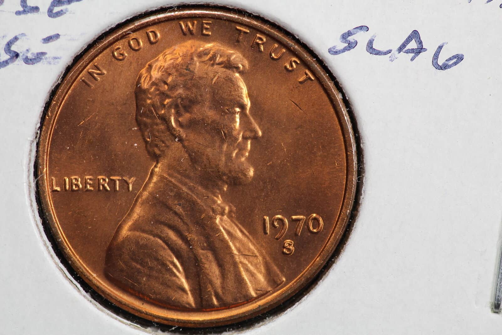 1970 S Penny - Repunched Mint Mark Error