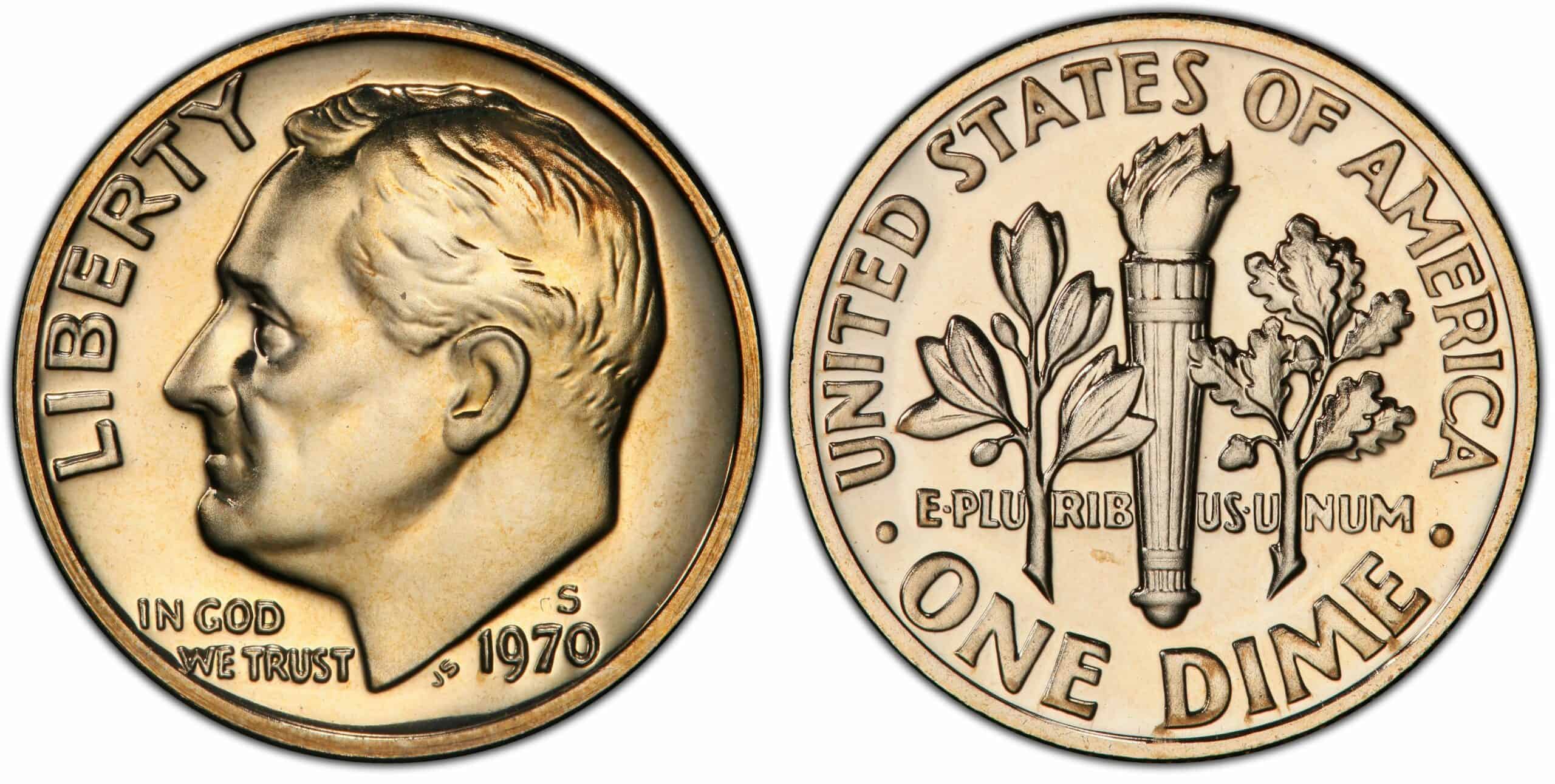 1970 S Proof Dime Value