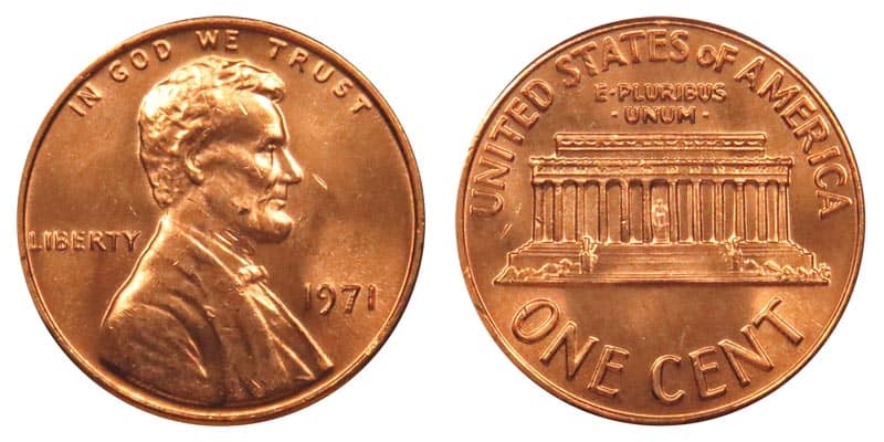 1971 No Mint Mark Penny Value