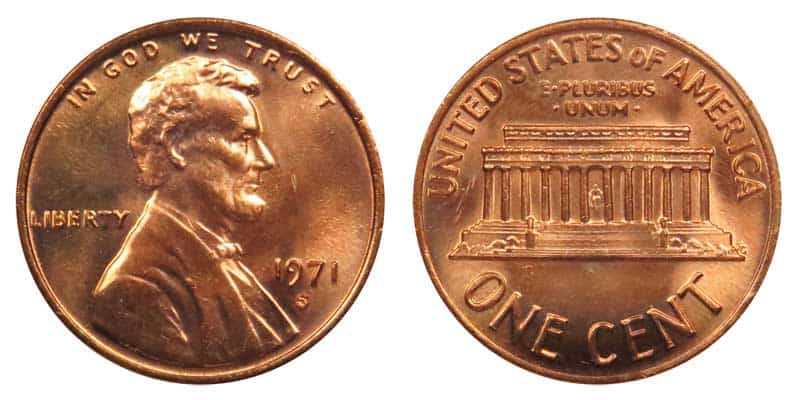1971 S Penny Value