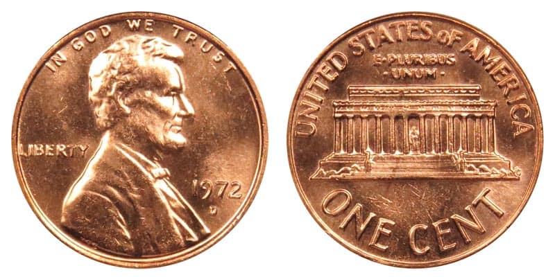 1972 D Penny Value