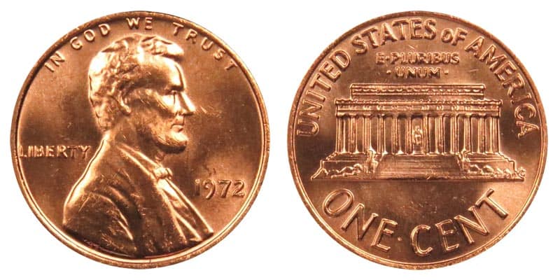 1972 Penny No Mint Mark Value