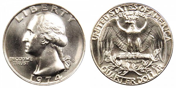 1974 D Quarter Value