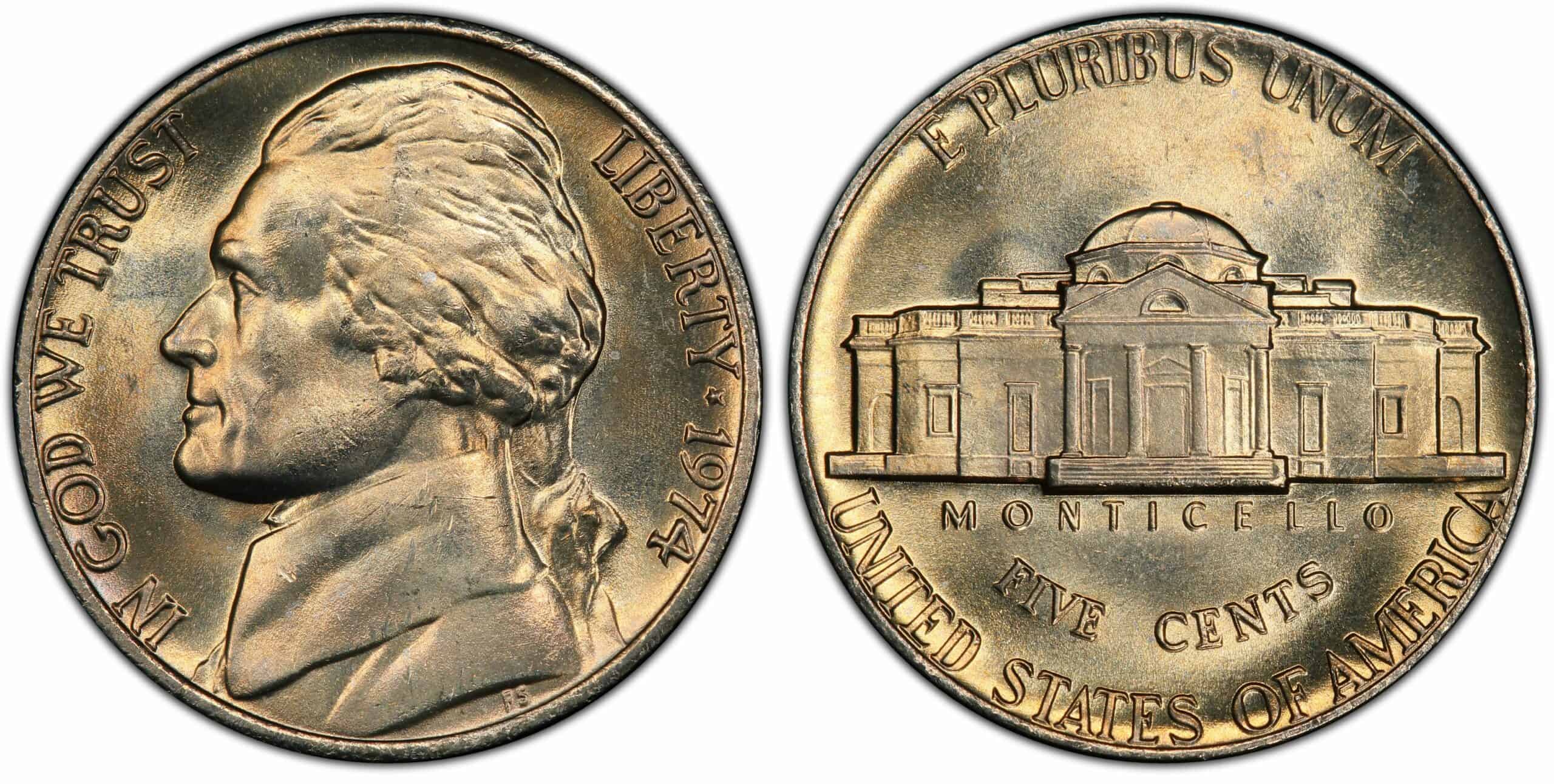 1974 No Mint Mark Nickel Value