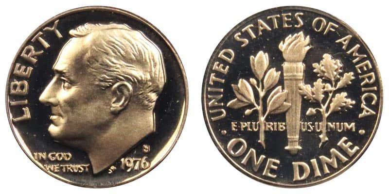 1976 S Dime Value