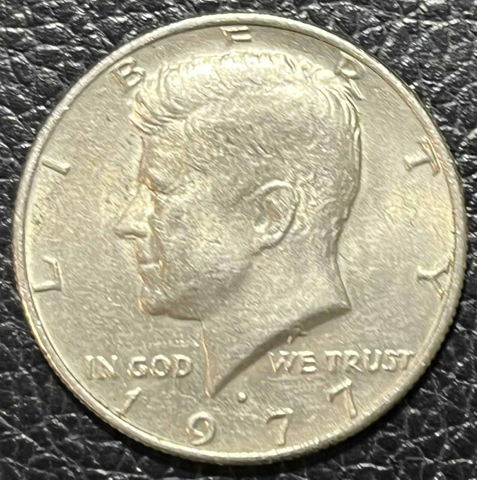 1977 Kennedy Half Dollar DDR Error