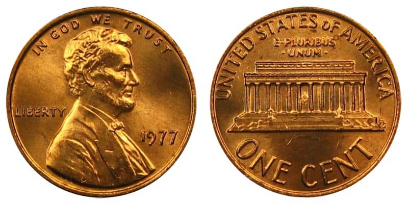 1977 No Mint Mark Penny Value