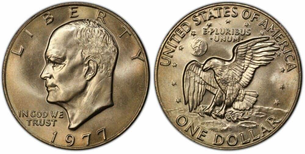 1977 No Mint Mark Silver Dollar Value
