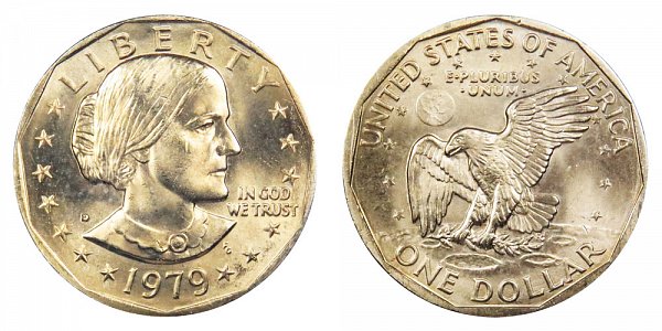 1979 D Susan B Anthony Dollar Value