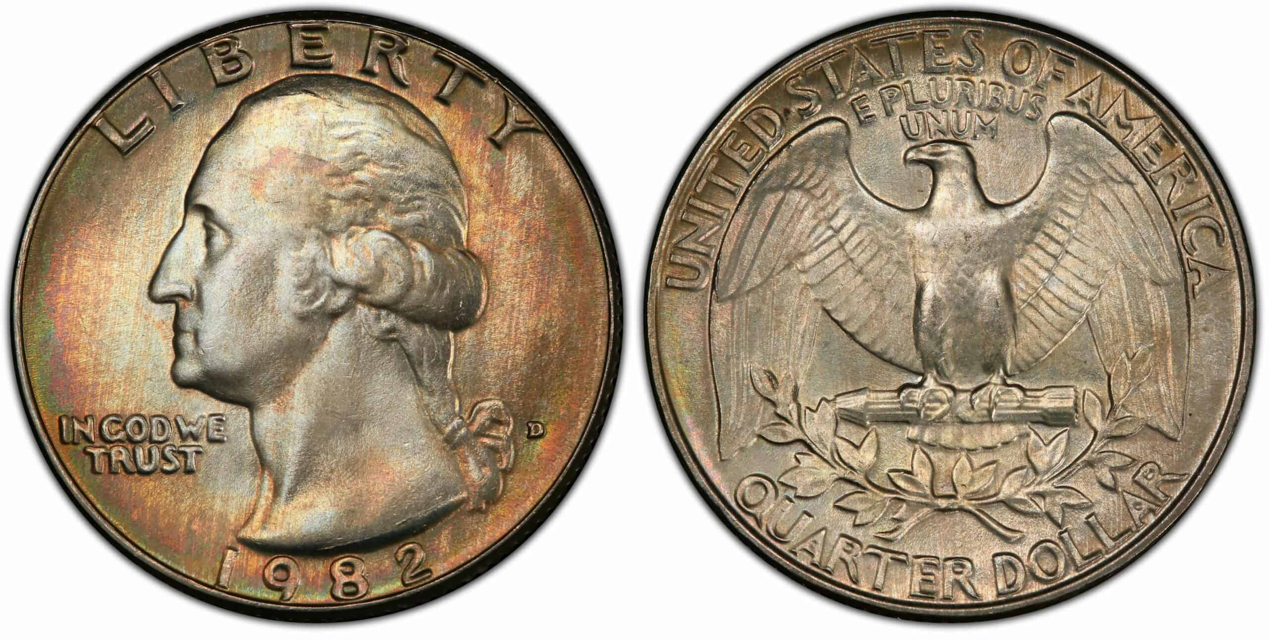 1982 D Quarter