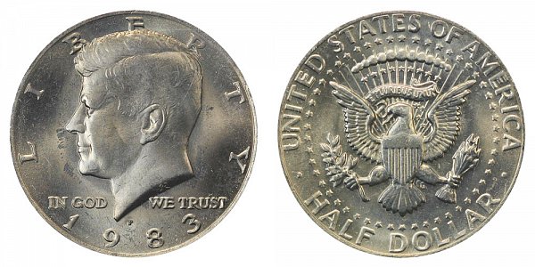 1983 P Half Dollar Value