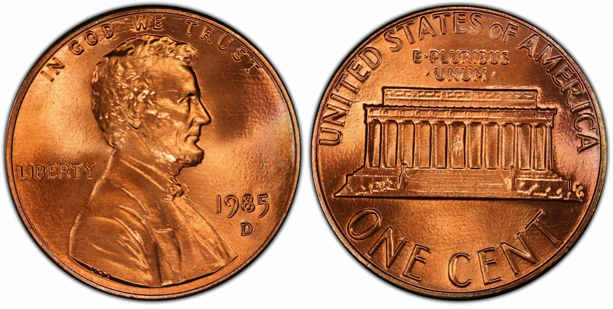 1985 D Penny Value