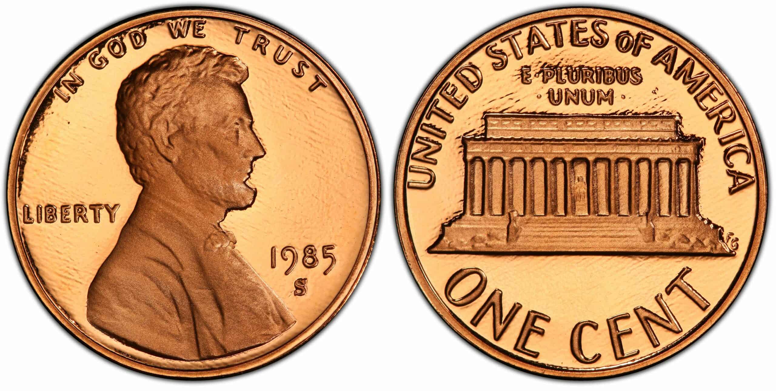 1985 S Proof Penny Value
