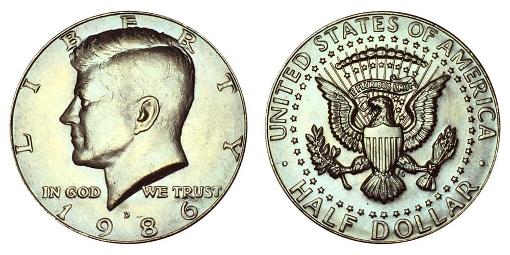 1986 D Half Dollar Value