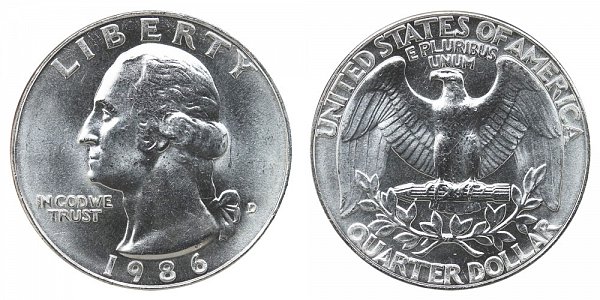 1986 “D” Quarter Value