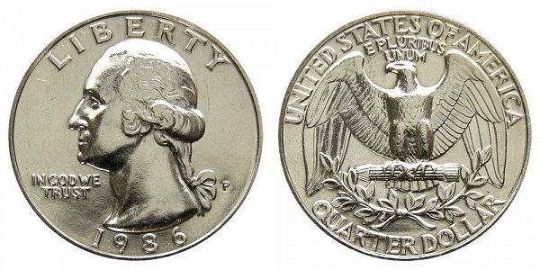 1986 “P” Quarter Value