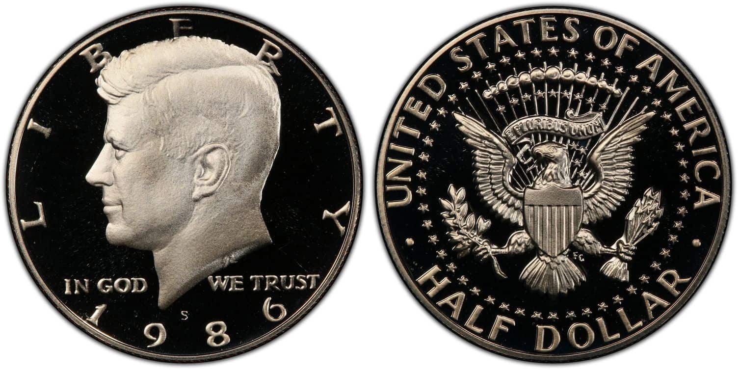 1986 S Proof Half Dollar Value