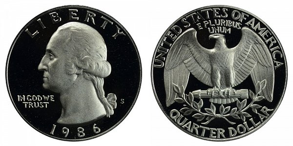 1986 “S” Proof Quarter Value