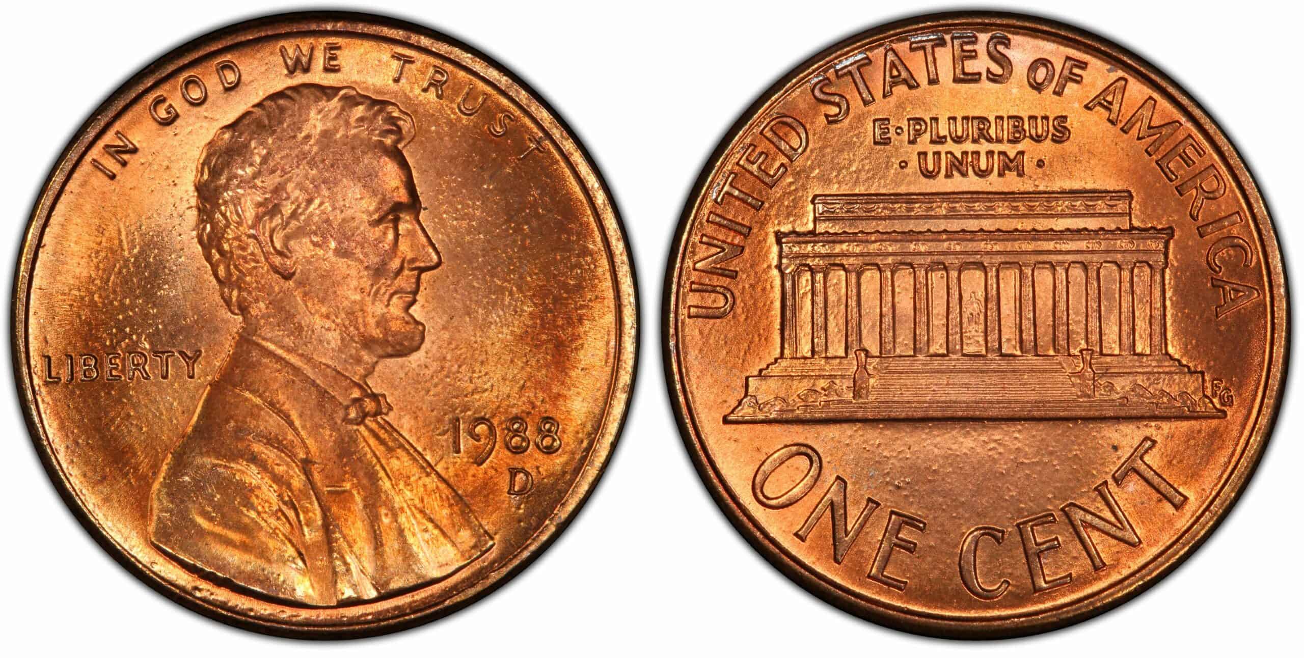 1988 – D Penny Value