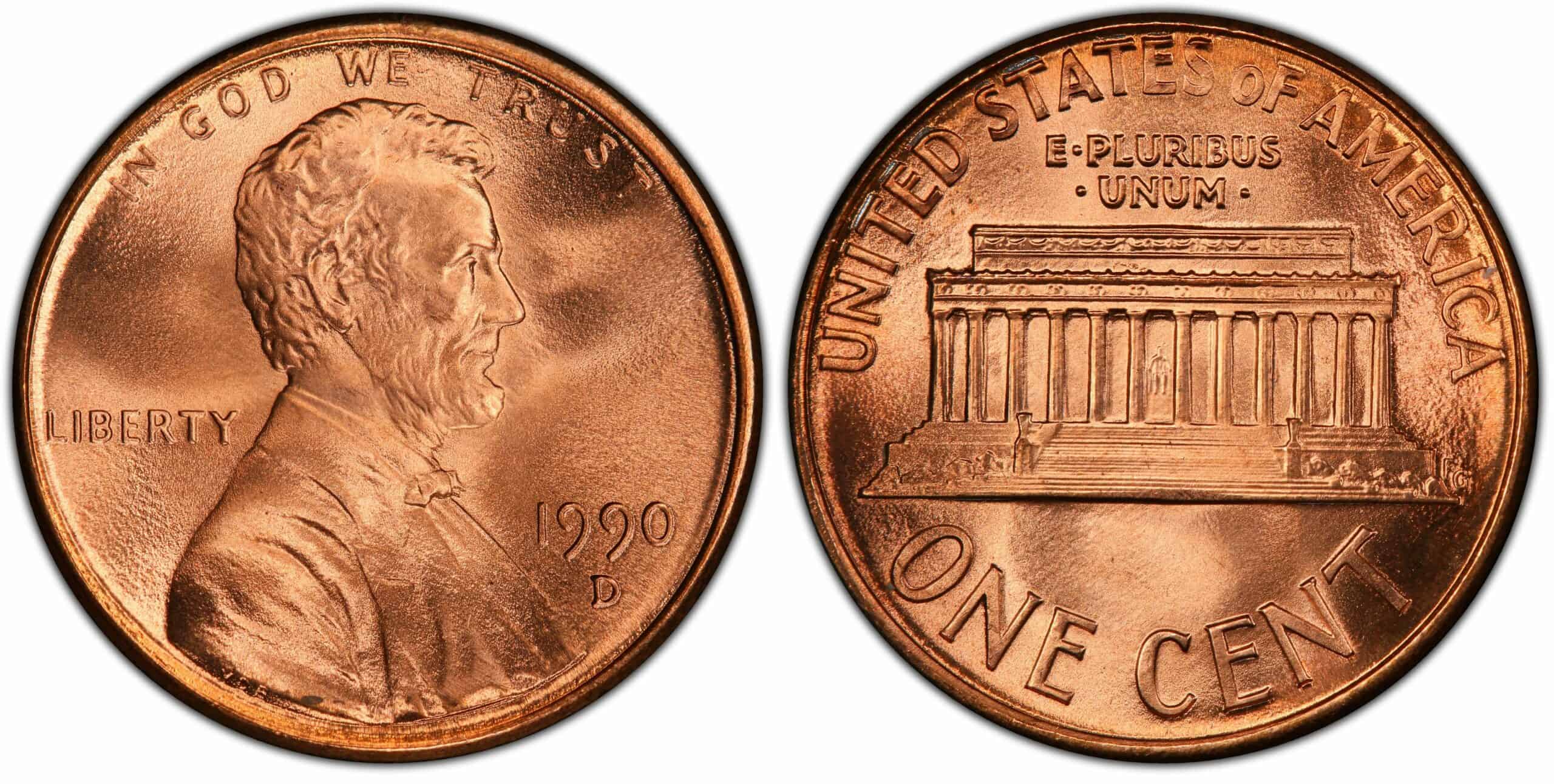1990 D Penny Value
