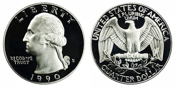 1990 “S” Proof Quarter Value