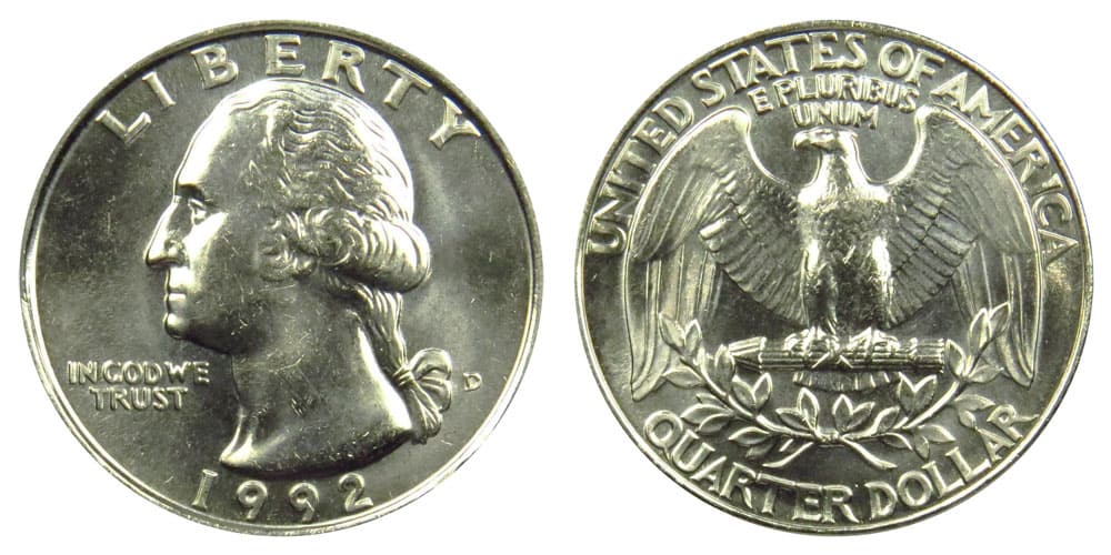 1992 D Quarter Value