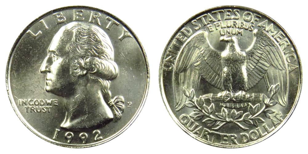1992 P Quarter Value