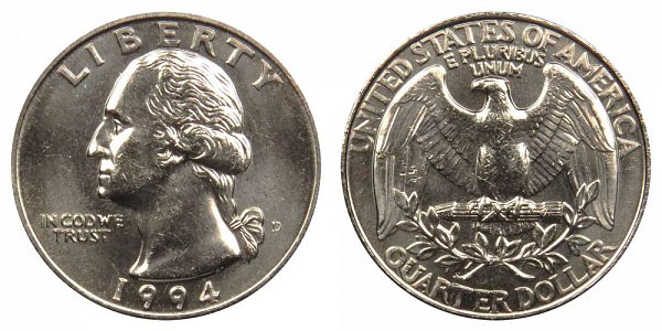 1994 D Quarter Value