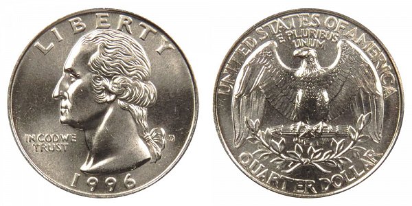 1996 D Quarter Value