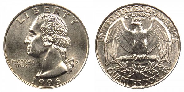 1996 P Quarter Value