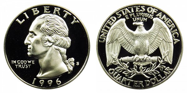 1996 S Proof Quarter Value