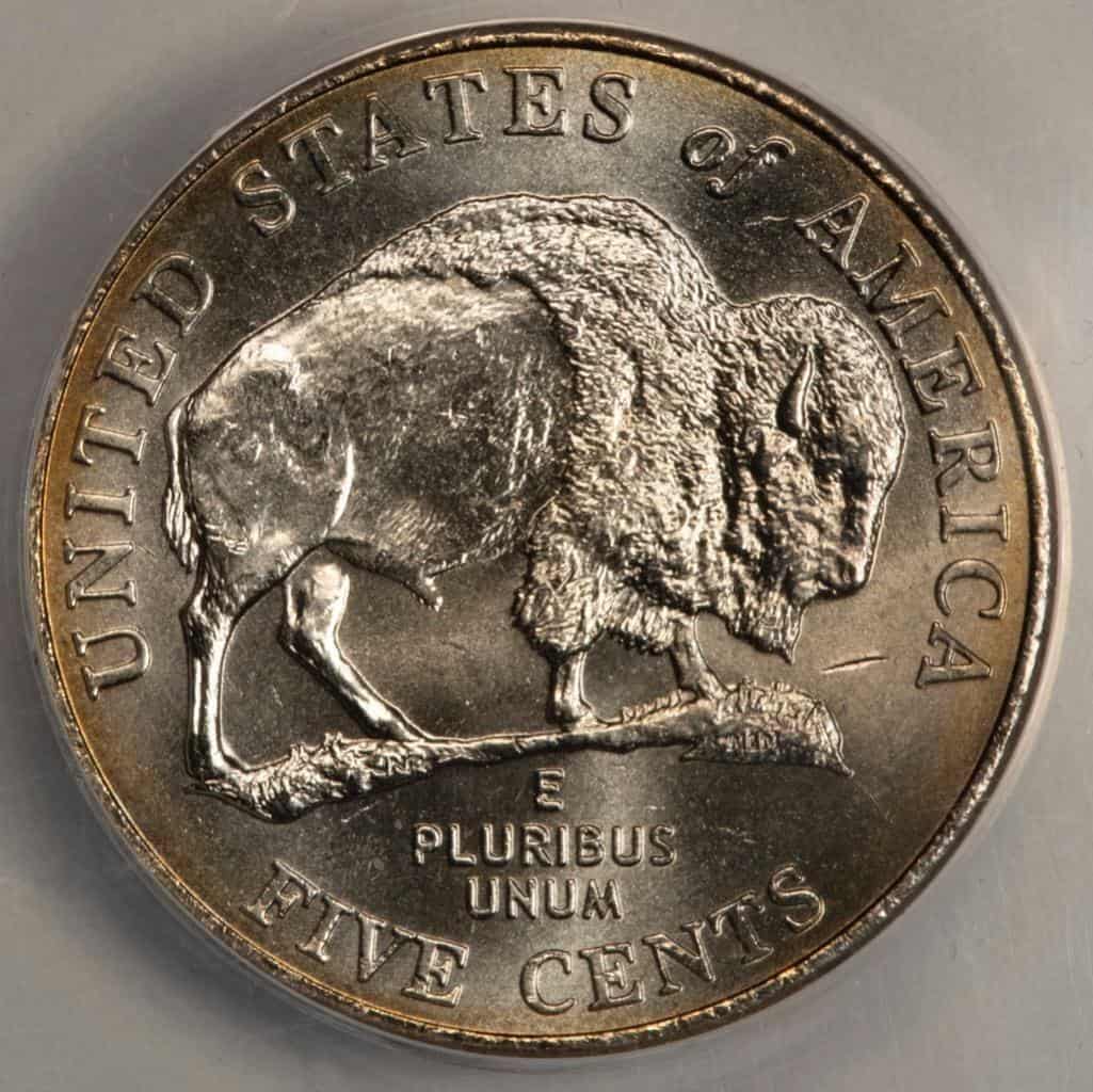 2005 Buffalo Nickel Detached Leg Error