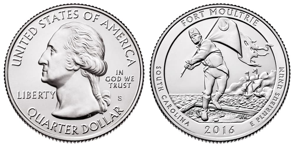 2016 S Fort Moultrie Quarter Value