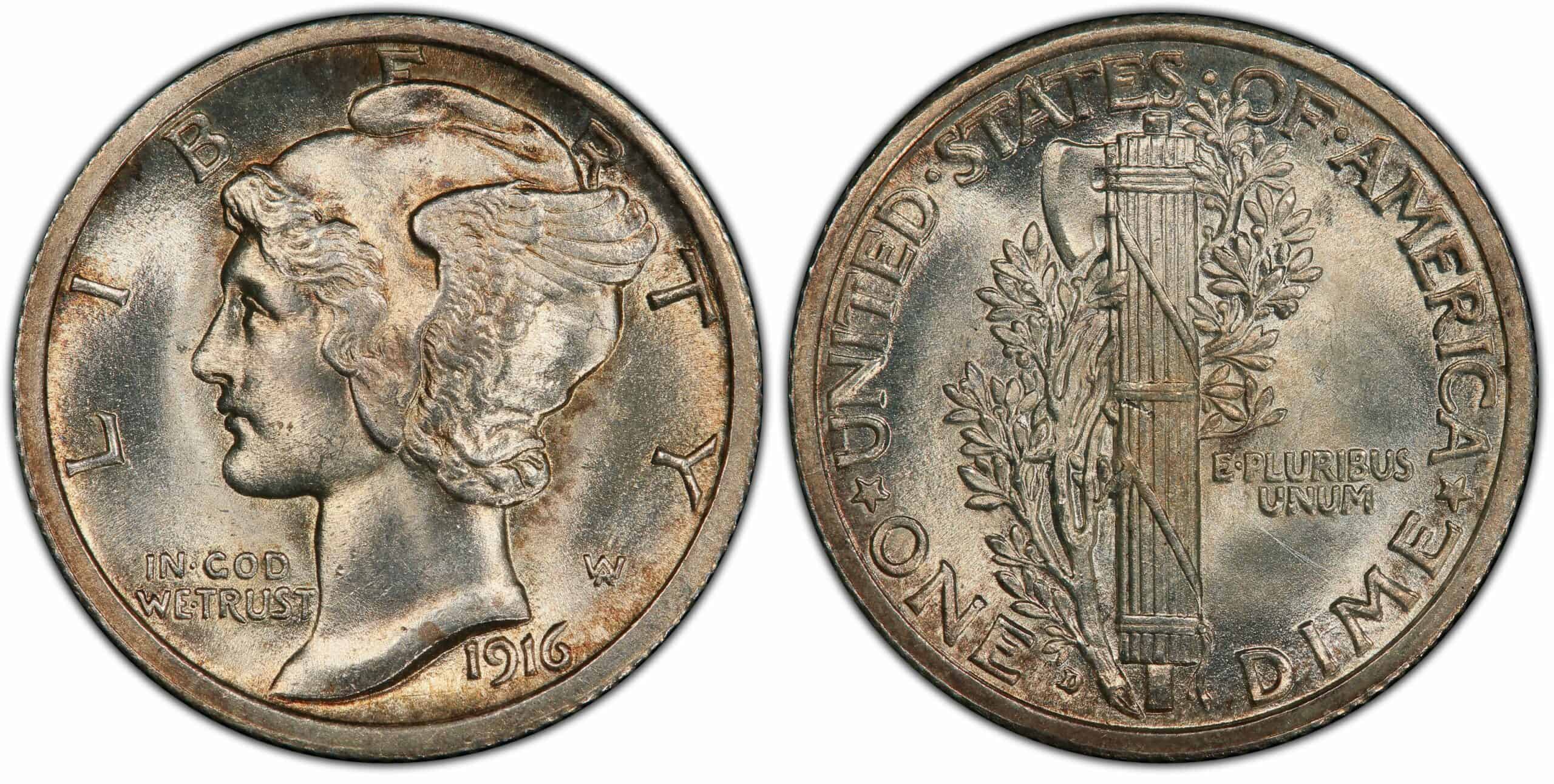 History of The 1916 Dime